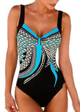 Printed Strap Sexy One-piece Swimsuits