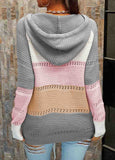Bandage Contrast Stitched Sweater