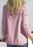 Lace Patchwork Sweatshirt