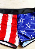 American Flag Print Bikini Set
