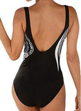 Floral Strap Sexy Plus Size One-piece Swimsuits - soofoom.com