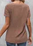 Camel Pocket Short Sleeve T Shirt
