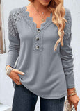 Lace Long Sleeve T Shirt