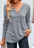 Lace Long Sleeve T Shirt