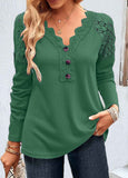 Lace Long Sleeve T Shirt