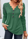 Lace Long Sleeve T Shirt