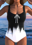 Bandeau Ruched  One Piece Swimwear