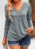 Lace Long Sleeve T Shirt