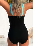 Criss Cross Ombre  One Piece Swimwear