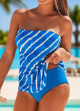 Scarf  Bandeau  Longer Length Tankini Set