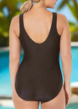 Chlorine Resistant High Neck One Piece Swimsuit