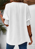 Smocked Half Sleeve T Shirt