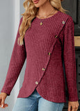 Split Long Sleeve T Shirt