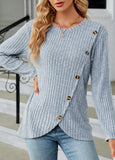 Split Long Sleeve T Shirt