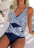 Criss Cross Ombre  One Piece Swimwear