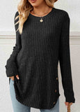 Button Long Sleeve   T Shirt