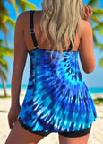 Tie Dye Print  Swimsuit Set