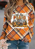 Halloween Plaid Sweatshirt