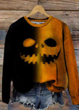 Halloween  Print Long SleeveSweatshirt