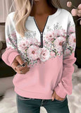 Floral Casual Sweatshirt