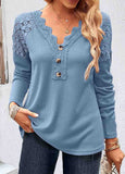 Lace Long Sleeve T Shirt