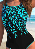 Floral Print  One Piece Swimwear