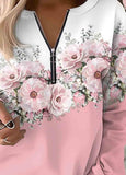 Floral Casual Sweatshirt