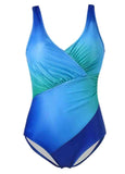 Wide Strap Ombre One Piece Swimwear