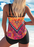 Bowknot Tribal Print   Tankini Set