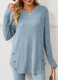 Button Long Sleeve   T Shirt