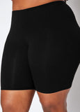 Plus Size High Waisted Swim Shorts - soofoom.com