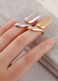 Alloy Adjustable Design Nail Ring