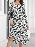 Floral Loosen Casual Dresses