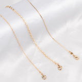 Gold Metal Chain Anklet Set for Women - soofoom.com