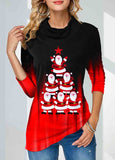 Christmas  Print  Sweatshirt