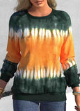 Ombre Tie Dye Print  Sweatshirt