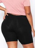 Plus Size High Waisted Swim Shorts - soofoom.com