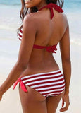 Stripe Bandage Bikini