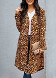 Classic Leopard Print Long Sleeve Cardigan