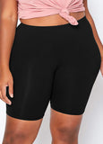 Plus Size High Waisted Swim Shorts - soofoom.com