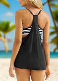 Solid Spaghetti Strap Swimdress