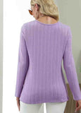 Round  Neck  Long Sleeve Sweatshirt