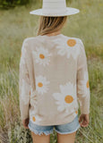 The Daisies Print Sweater