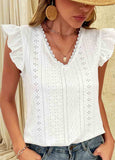 White Lace  T Shirt