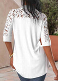 Lace Stitching   Blouse