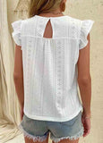 White Lace  T Shirt