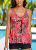 Floral Print  Tummy Control Swimming Suits