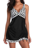 Drawstring Detail Swimdress and Panty