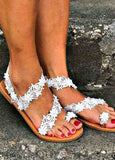 Flower Decorative Summer Sandals