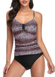 Polyester Animal Print One-piece Swimwear - soofoom.com